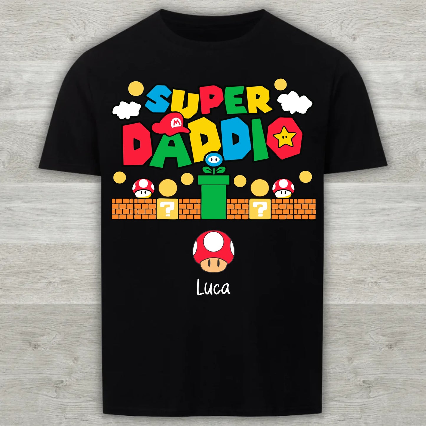offizielles schwarz tshirt mockup